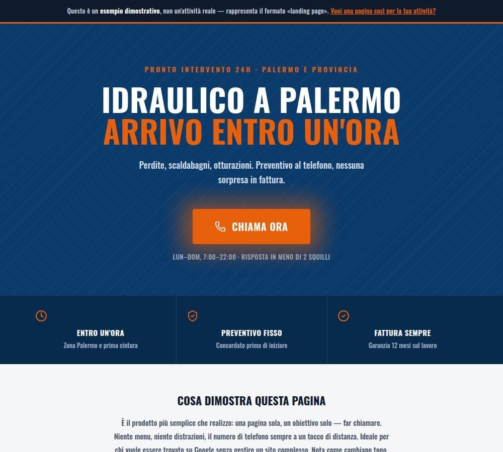 Anteprima Idraulico a Palermo